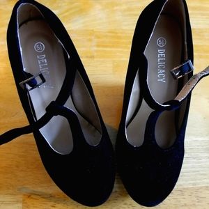 Black Delicacy Mary Jane Heels